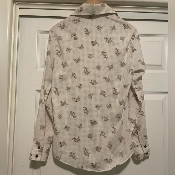 Kennington California Ltd 70s Mickey Mouse Minnie Mouse Button up shirt - Picture 6 of 10